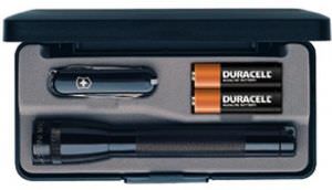 Mini Maglite® Flashlight & Victorinox® Swiss Army Knife (click for enlarged image)